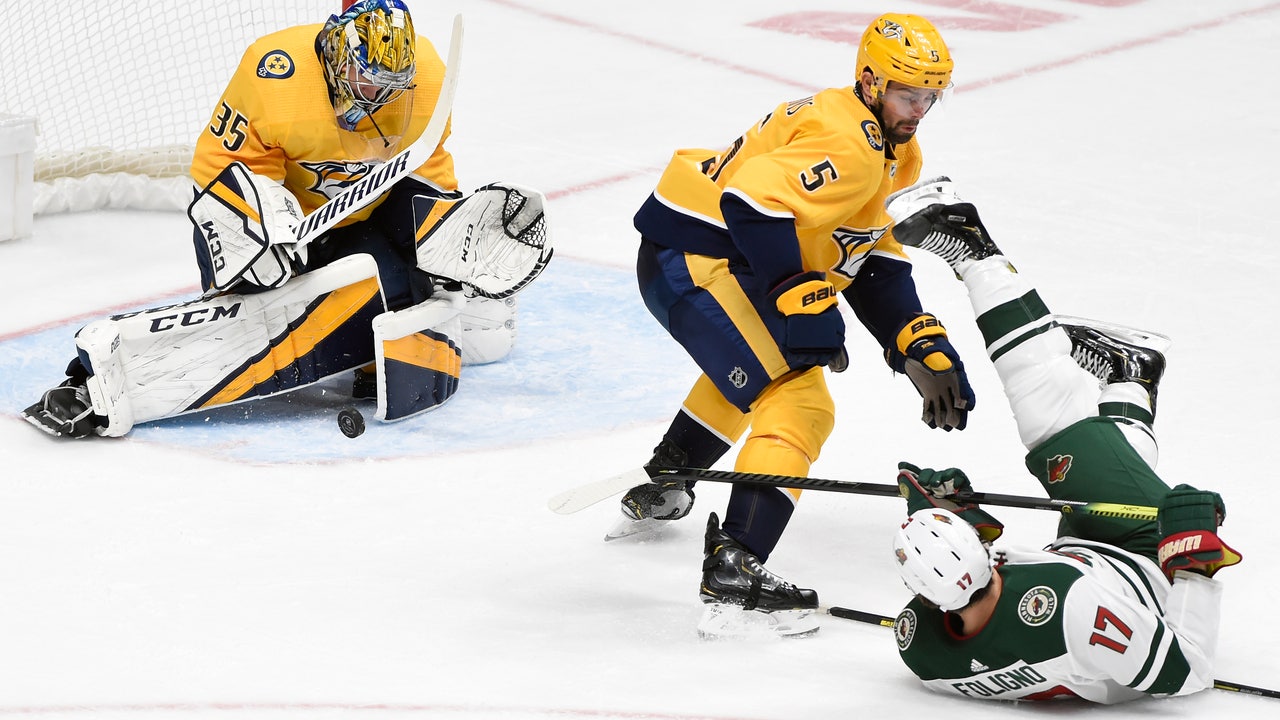 Predators' Rinne flawless in blanking Wild 4-0